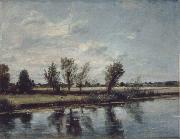 John Constable Water-meadow near Salisbury china oil painting artist